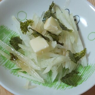 海苔とチーズの大根サラダ(#^.^#)